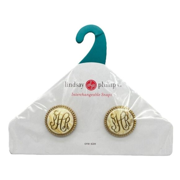 lindsay phillips Shoes - Lindsay Phillips Interchangeable Snaps Monogrammed HR Hazel SNAP106 One Size
